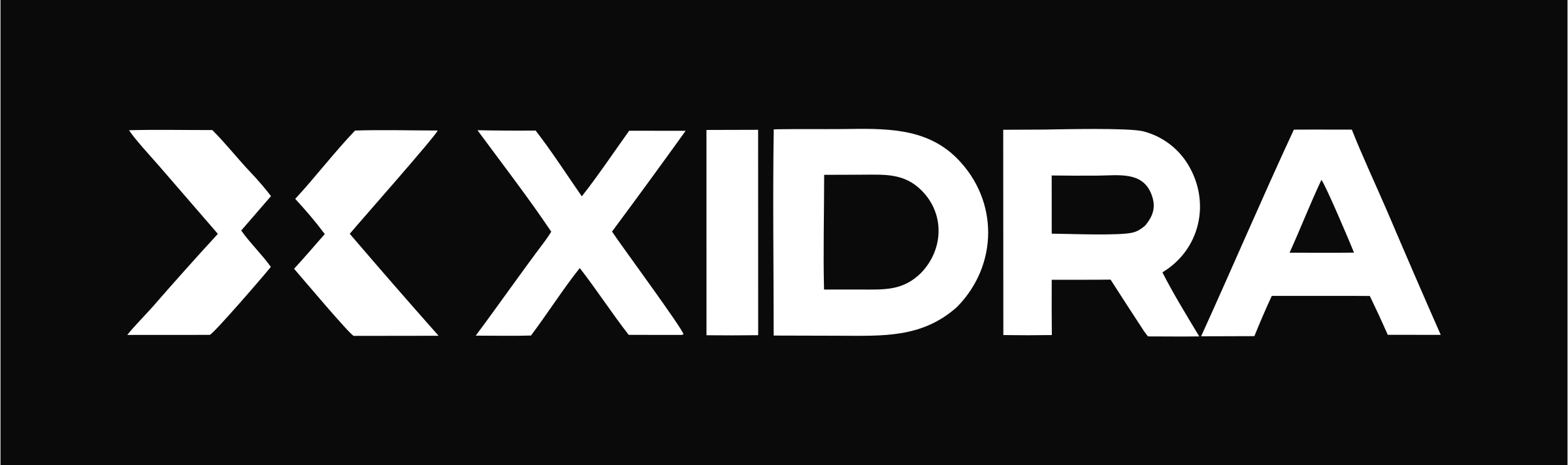 XIDRA Logo on dark background